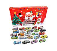 2025 neue Kinder-Advents-Spielzeugautos, 24-Tage-Weihnachtsauto-Countdown-Kalender | Teen Educational Vehicle Lernspielzeug für Kleinkinder, Mädchen, Geburtstage, Familien, Klassenzimmer