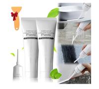 2025 New 150ml Multi-Functional Water-Based Waterproof Leak Paste, Invisible Waterproof Agent with Scraper for Indoor, Rubber Waterproof Sealant, Invisible Anti-Leakage Agent (Transparent, 2 Pcs)