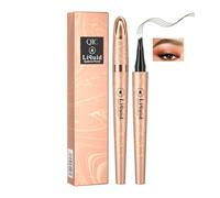 2025 New 4 Fork Tip Microblading Eyebrow Pen, Waterproof 4D Brow Pencil for Natural, Precise, Long-Lasting 24HR Brow Pencil for Natural-Looking Hair-Like Strokes (Light Brown)