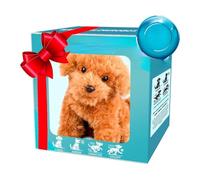 2025 New Ai Robot Cat & Dog Plush Toy, Interactive Robotic Puppy Toy with Realistic Walking, Barking/Meowing, Tail Wagging - Electronic Pets Gift for Kids & Adults