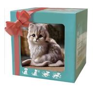 2025 New Ai Robot Cat That Acts Like a Real Cats with Realistic Walking, Meowing, Tail Wagging Interactive Robotic Animal Toy gray