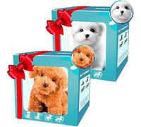 2025 New AI Robot Dog Puppy, Realistic Interactive Robotic Pet That Acts Like a Real Dog, Walking, Barking & Tail Wagging, Companion Toy for Adults & Pet Lovers (2pc6)