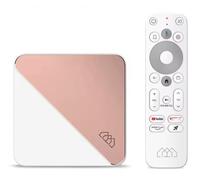 2025 New Android 14 TV Box R 4K Plus Smart TV Box, 4GB RAM 32GB Storage, WiFi 6, BT5.0, Voice Remote, Dolby Audio & 4K Streaming