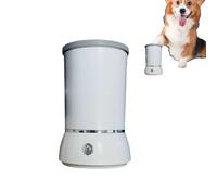 2025 New Automatic Dog Paw Cleaner, Electric Silicone Pet Paw Cleaner Cup USB Charging, Dog Foot Cleaning Machine, Portable Pet Paw Washer and Massager, for Small to Medium Dogs & Cats (White,1PC)