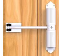 2025 New Automatic Door Closer, self Closing Door, Adjustable Closing Door, Door Closers for Home, Automatic Safety Spring Door Closer (White). Up to 140LB can be Pushed.Metal Doors Don't fit.