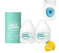 2025 New Automatic Toilet Bowl Cleaner - 3-Pack Descaling Blocks with Baking Soda & SLS, Fresh Scent for Long-Lasting Odor Control & Stain Removal, No Scrubbing Required (2pcs)