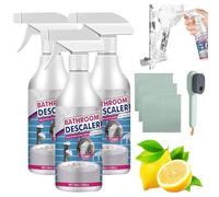 2025 New Bathroom Descaler Foam Spray, Limescale Remover Spray, Stubborn Stains Cleaner, Bathroom Foam Cleaner Sprays for Toilet/Glass/Sink Tub/Bath (3)