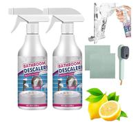 2025 New Bathroom Descaler Foam Spray, Limescale Remover Spray, Stubborn Stains Cleaner, Bathroom Foam Cleaner Sprays for Toilet/Glass/Sink Tub/Bath (2)