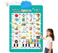 2025 New Bilingual Talking Wall Chart - English & Spanish Learning Poster with Songs, Abcs, Numbers, Interactive AlphabetWall ChartLearning Through Entertainment (Letter)