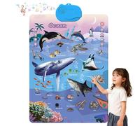 2025 New Bilingual Talking Wall Chart - English & Spanish Learning Poster with Songs, Abcs, Numbers, Interactive AlphabetWall ChartLearning Through Entertainment (Ocean)