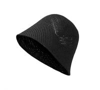 2025 New Bucket Hat for Women Japanese Style Summer Sun Hat Breathable Crochet Straw Fisherman Hat Floppy Wide Brim Beach Vacation Boho Elegant Casual Outdoor Fashion Sun Cap