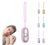 2025 New Calm Carry Anxiety Device, Anxiety Relief Micro-Current Sleep Aid Device, Calm Carry Handheld Relaxation Tool with Dual-Frequency Modes for Kids & Adults, USB Charging(Pink)