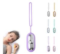 2025 New Calm Carry Anxiety Device, Anxiety Relief Micro-Current Sleep Aid Device, Calm Carry Handheld Relaxation Tool with Dual-Frequency Modes for Kids & Adults, USB Charging(Purple)
