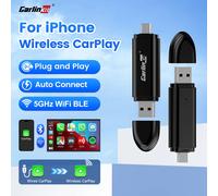 2025 New CarlinKit Mini Smart Car Dongle Wired To Wireless CarPlay Adapter Car Intelligent Systems Upgrade WiFi BT Auto Connect Mini 5