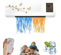 2025 New Climafy Air Conditioner, Portable Air Conditioning Split Max, Mini Wall Mounted AirConditioner, Super Quiet, Fast Cooling/Heating for Room, Bedroom, Office (C)