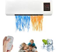 2025 New Climafy Air Conditioner, Portable Air Conditioning Split Max, Mini Wall Mounted AirConditioner, Super Quiet, Fast Cooling/Heating for Room, Bedroom, Office (A)