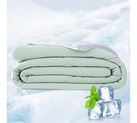 2025 New Cooling Blanket, Cool Blanket for Sleeping, Cool Fibre Summer Throw, Breathable & Lightweight, 150x200cm (Green)