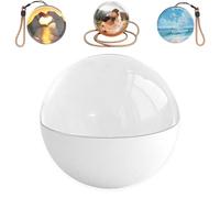 2025 New Crystal Ball Video Player,2.7in 3D Crystal Ball Diy Personalized Display Sphere with Electronic Screen,Video Sphere,180°Visual Effect,5 Color Options,for Holiday Decoration,Birth(Color:White)