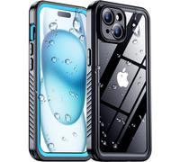 2025 New Designed for iPhone 15 Case Waterproof, [Military Grade Shockproof][Glass Camera Protector & Built-in Screen Protector][IP68 Underwater][Dustproof][Dropproof] Full Phone Case 6.1"