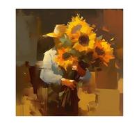2025 New Diamond Art Flower 75x75cm Diamond Painting Autumn,Crystal Art Painting by Numbers Crafts for Adults,5D DIY Square Crystal Embroidery Pictures Kits Hobbies for Adults Women Home Decor O-65z
