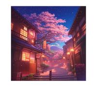 2025 New Diamond Art Japan 45x45cm Diamond Painting City,Crystal Art Painting by Numbers Crafts for Adults,5D DIY Square Crystal Embroidery Pictures Kit Hobbies for Adults Women Home Room Decor O-639z