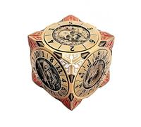 2025 New DND Spinner Dice Set, 7-in-1 Metal Dice with 3D Relief, Polyhedral Role Playing Dice, Fantasy D&D Tabletop RPG Accessories