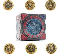 2025 New DND Spinning Dice Set, 7-in-1 Metal Dice Set with 3D Relief Polyhedral Dice for Dungeons and Dragons Role Playing Games, D&D Accessories for MJ and Players.