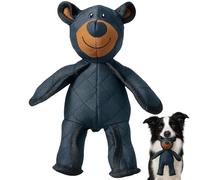 2025 New Dog Toys Indestructible, Interactive Indestructible Bear Dog Toy for Large Dogs, Unbreakable Pet Toy for Aggressive Chewers to Keep Them Entertained, Black