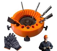 2025 New Drill Bit Sharpener, Power Drill Bit Grinding Attachment, Versatile 3-12mm Electric Drill Bit Sharpener Set for 125mm Grinder (1PC)