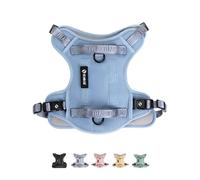 2025 New Edition, Fei & Eve Classic Dog Harness - Quick-Release Buckles | 3-Point No-Pull Control | Heavy-Duty 900D Nylon | Dual Safety Handles | Breathable Mesh | Adjustable Fit | X-Large,Dusk Blue