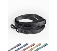 2025 New Edition, Fei & Eve Classic Dog Leash - 4FT, Dual Padded Handles, 360° Swivel Hook, Heavy Duty 210D Nylon - No-Pull Design with Traffic Control Handle - for Small/Medium/Large Dogs, Black