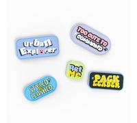 2025 New Edition, Fei & Eve Cute & Funny Velcro Dog Patches 5 Pack | Hook & Loop Removable Patches for Service Dog Harness, Vest & Backpack | Great Gift for Dog Lovers