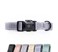 2025 New Edition, Fei & Eve MagEase Dog Collar - Patented Magnetic Buckles | Fur-Safe | Premium 210D Nylon | 450LB Escape-Proof | Adjustable Fit | Large (Twilight Gray)