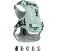 2025 New Edition, Fei & Eve MagEase Dog Harness - 3-Second Magnetic Buckles | 3-Point No-Pull Control | Heavy-Duty 900D Nylon | Dual Safety Handles | Breathable Mesh | Adjustable Fit | Small, Green