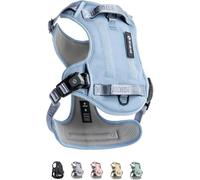 2025 New Edition, Fei & Eve MagEase Dog Harness - 3-Second Magnetic Buckles | 3-Point No-Pull Control | Heavy-Duty 900D Nylon | Dual Safety Handles | Breathable Mesh | Adjustable Fit |Small, Blue