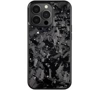 2025 New Forged Carbon Fiber Phone Case, Ultra-Thin All-Inclusive Magnetic Anti-Fall Protective Phone Case, Support Wireless Charging, for iPhone 17 16 15 14 13 12 Pro Max (14 Pro,Black)