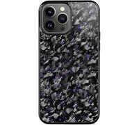 2025 New Forged Carbon Fiber Phone Case, Ultra-Thin All-Inclusive Magnetic Anti-Fall Protective Phone Case, Support Wireless Charging, for iPhone 17 16 15 14 13 12 Pro Max (16 Pro,Purple)