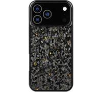 2025 New Forged Carbon Fiber Phone Case, Ultra-Thin All-Inclusive Magnetic Anti-Fall Protective Phone Case, Support Wireless Charging, for iPhone 17 16 15 14 13 12 Pro Max (17 ProMax,Gold)