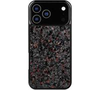 2025 New Forged Carbon Fiber Phone Case, Ultra-Thin All-Inclusive Magnetic Anti-Fall Protective Phone Case, Support Wireless Charging, for iPhone 17 16 15 14 13 12 Pro Max (17 Pro,Red)