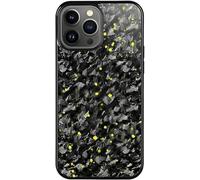 2025 New Forged Carbon Fiber Phone Case, Ultra-Thin All-Inclusive Magnetic Anti-Fall Protective Phone Case, Support Wireless Charging, for iPhone 17 16 15 14 13 12 Pro Max (14 Pro,Gold)