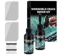 2025 New Glass Cracks Gone Repair Kit,Windshield Crack Repair Kit,Premium Windshield Repair Kit for Chips and Cracks Car Glass Repair Kit,Quick Fix Windshield & Glass Repair Tools (2PC)