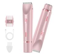 2025 New Glow Aura Bikini Shaver,Glowshave 2-in-1 Women's Body Shaver (Pink)