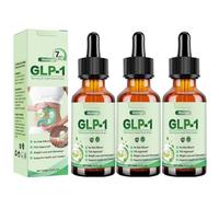 2025 New GLP-1 Oral Solution, GLP-1 Moringa Drops, Natural GLP-1 Supplement Drops for Body Shaping, Boosts Metabolism for Women and Men (30ml, 3Pcs)