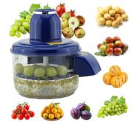 2025 New Grape Electric Peeler Machine, Automatic Grape Tomato Peeling Tool with 50W Motor, Commercial Stainless Steel Fruit Skin Remover for Cherry, Small Fruits, Elderly-Friendly & Rechargeable