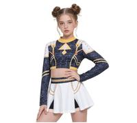 2025 New H-Hunters Girls Cosplay Costume Kids Hunters Pop Singers Idol Stage Role Play Masquerade Halloween Party Outfits Anime Character Fancy Halloween Dress Up Uniform for Kids 2PCS