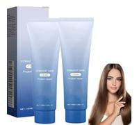 2025 New Hair Straight Hair Cream,Conditioner Cream,Smoothing Detangler Nail,Protein Hair Straightening Cream,Keratin Hair Mask Treatment, Silk & Gloss (2 Pcs)