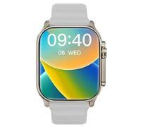 2025 New Hello Watch 5 + 4G Smartwatch 16GB Memory GPS Positioning SIM Card WIFI AI Voice Assistant Bluetooth Smartwatch (Silver)
