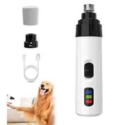 2025 New Heusom Silent Groom Pro Nail Grinder, Heusom Dog Nail Trimmer, Rechargeable USB Pet Paws Grooming Smoothing Tool, with Replacement Grinding Heads for Dogs & Cats (Standard)