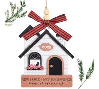 2025 New Home Ornament, House Warming Gifts Warming Gifts New Home for Women Couple Homeowners Owners Gift Ideas First Christmas News House Ornament 2025(Style 3)