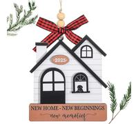 2025 New Home Ornament, House Warming Gifts Warming Gifts New Home for Women Couple Homeowners Owners Gift Ideas First Christmas News House Ornament 2025(Style 2)